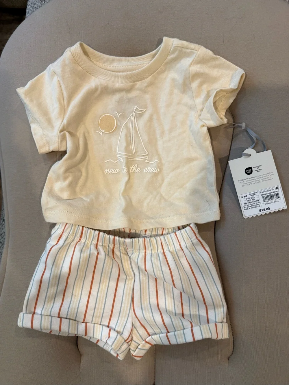 Sailboat outfit - infant